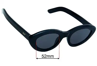 Retro Super Future Cocca Lentes de Repuesto 52mm wide 