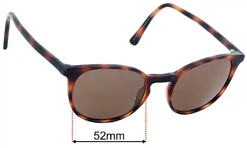 Specsavers Rasboras Sun Rx Replacement Lenses 52mm wide 