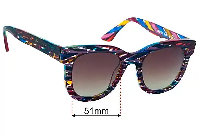 Thierry Lasry Obsessy Replacement Lenses 51mm wide 