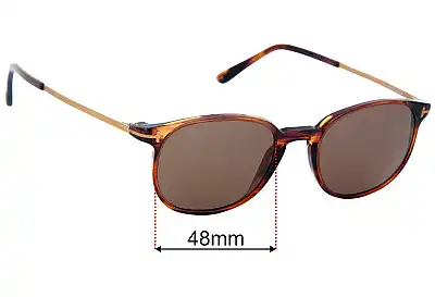 Tom Ford Max TF126 Replacement Lenses 48mm wide 