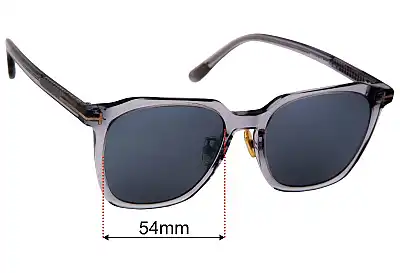 Tom Ford TF971-K Replacement Lenses 54mm wide 