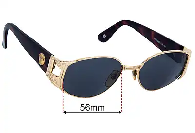 Versace MOD S63 Lentes de Repuesto 56mm wide 