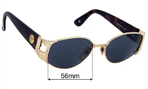 Versace MOD S63 Replacement Lenses 56mm wide 