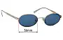 Versace MOD 2192 Replacement Lenses 50mm wide 