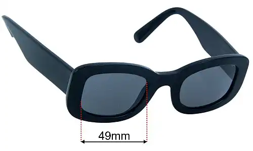 VIU The Posh Replacement Lenses 49mm wide 