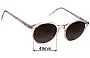 Sunglass Fix Lentes de Repuesto para Ace and Tate Monty - 49mm Wide 