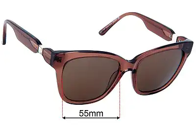 Alex Perry AP Sun Rx 65 Verres de Remplacement 55mm wide 