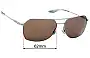 Barton Perreira Voyeur Replacement Lenses 62mm wide 