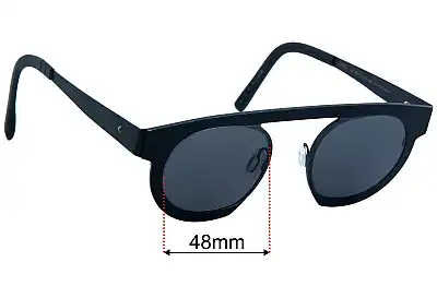 Blackfin  Zen BF977 Replacement Lenses 48mm wide 