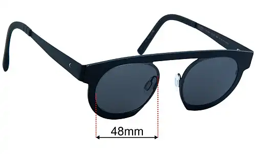 Blackfin Zen BF977 Replacement Lenses 48mm wide 