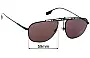 Burberry B 3121 Lentes de Repuesto 59mm wide 
