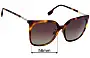 Sunglass Fix Replacement Lenses for Burberry B 4247-F Emily - 56mm Wide 