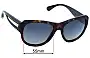 Sunglass Fix Ersatzgläser für Chanel 5310 - 55mm Wide 