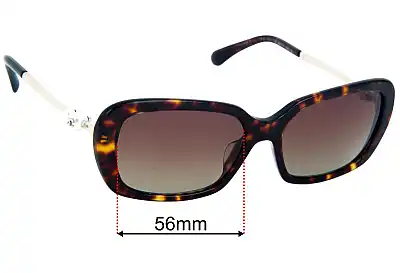 Chanel 5427-H-A Replacement Lenses 56mm wide 