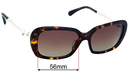 Chanel 5427-H-A Replacement Lenses 56mm wide 
