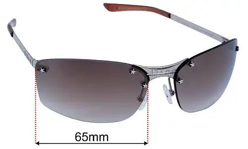 Christian Dior Pop/N Replacement Lenses 65mm wide 