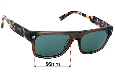 Ermenegildo Zegna EZ 0088 Ersatzgläser 56mm wide 