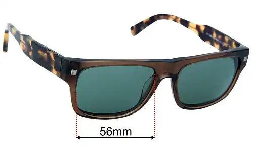 Ermenegildo Zegna EZ 0088 Verres de Remplacement 56mm wide 