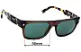 Ermenegildo Zegna EZ 0088 Verres de Remplacement 56mm wide 