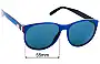 Sunglass Fix Verres de Remplacement pour Gucci GG0271S - 55mm Wide 