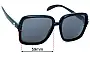 Sunglass Fix Replacement Lenses for Gucci GG1066S - 59mm Wide 