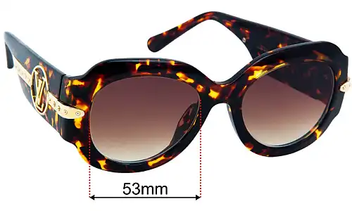 Louis Vuitton  Z1133E Verres de Remplacement 53mm wide 