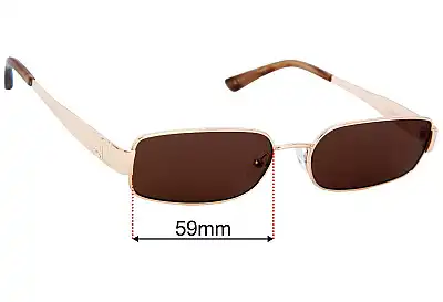 Luv Lou The Ryan Lentes de Repuesto 59mm wide 