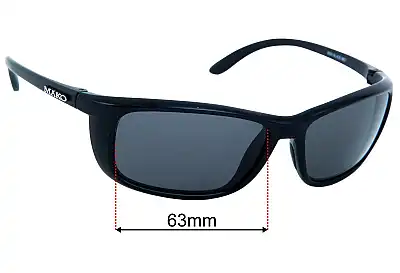 Mako Blade 9569 Ersatzgläser 63mm wide 