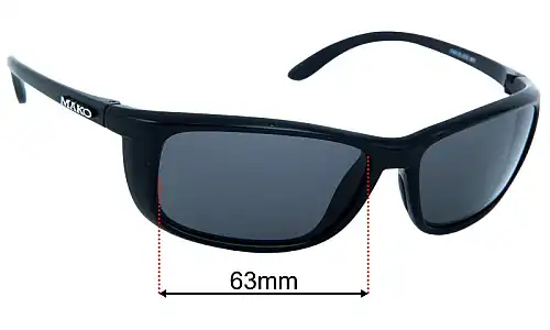 Mako Blade 9569 Verres de Remplacement 63mm wide 
