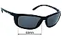 Mako Blade 9569 Verres de Remplacement 63mm wide 
