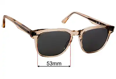 Masunaga 070 Replacement Lenses 53mm wide 