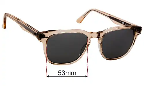 Masunaga 070 Replacement Sunglass Lenses - 53mm Wide 