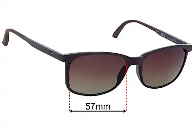 Maui Jim MJ0672S Hulili Replacement Lenses 57mm wide 