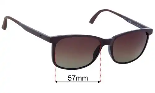 Maui Jim MJ0672S Hulili Sunglass Replacement Lenses - 57mm Wide 