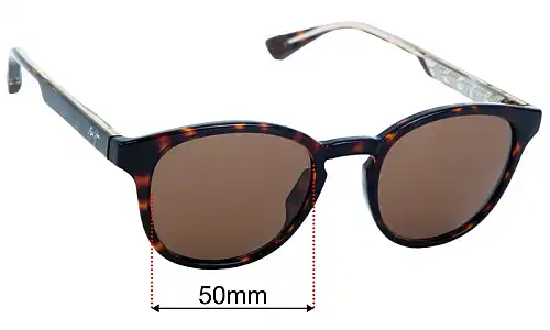 Maui Jim Nautilus MJ0636s Replacement Sunglass Lenses - 50mm Wide 