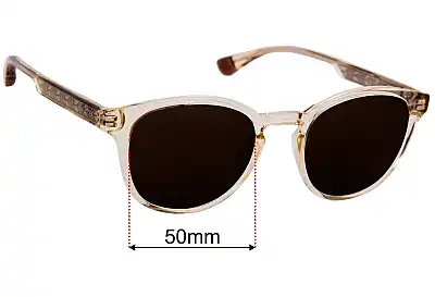Maui Jim Mj636 HieHie Replacement Sunglass Lenses - 50mm Wide 