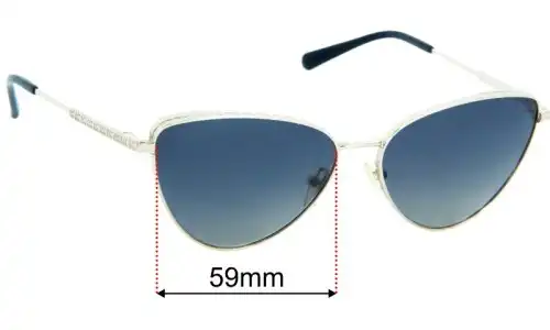 Michael Kors MK1140 Cortez Replacement Lenses 59mm wide 