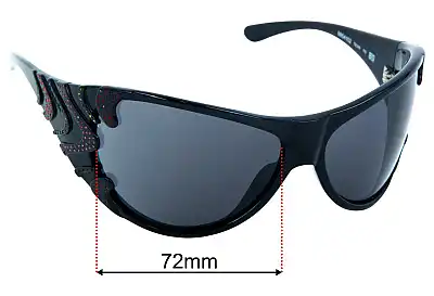 Missoni MI54102 Replacement Lenses 72mm wide 