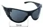 Sunglass Fix Lentes de Repuesto para Missoni MI54102 - 72mm Wide 