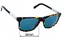 Sunglass Fix Replacement Lenses for Montblanc MB 654S - 56mm Wide 