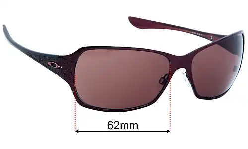 Oakley Behave OO4003 Replacement Lenses 62mm wide 