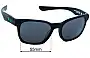 Sunglass Fix Replacement Lenses for Oakley Garage Rock LX OO2041 - 55mm Wide 