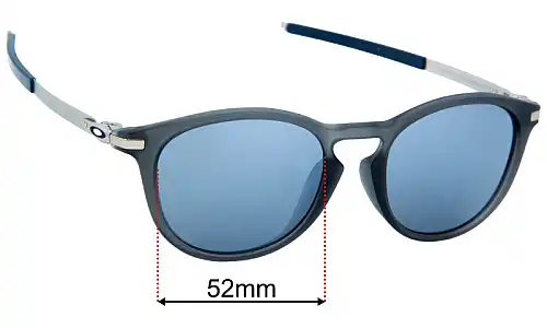 Oakley Pitchman R A OX8105F Replacement Sunglass Lenses - 52mm Wide 