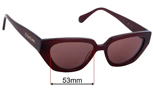Ochre Lane Freya Cocoa Replacement Lenses 53mm wide 