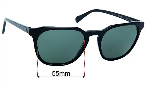 Otis Divide X Replacement Sunglass Lenses - 55mm Wide 