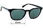 Sunglass Fix Replacement Lenses for Otis Divide X - 55mm Wide 