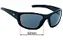 Sunglass Fix Replacement Lenses for Otis Vanta Sport - 62mm Wide 