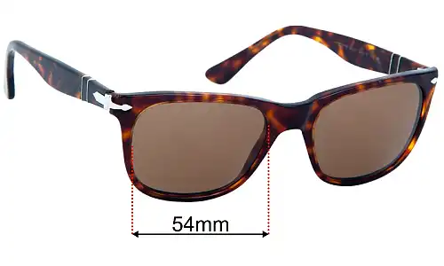 Persol 3291-S Replacement Lenses 54mm wide 