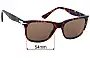 Sunglass Fix Replacement Lenses for Persol 3291-S - 54mm Wide 