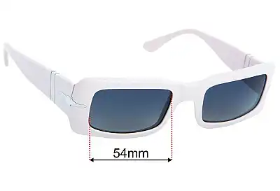 Persol 3332-S Francis Replacement Lenses 54mm wide 